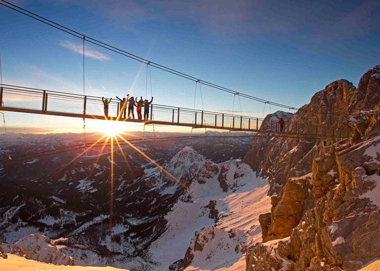 The highest suspension bridge in Austria | Schladming-Dachstein | © Herbert Raffalt