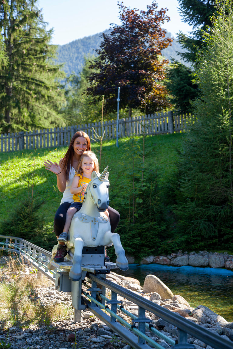 Die Einhornbahn im Spielpark | © Thomas Kovacsics