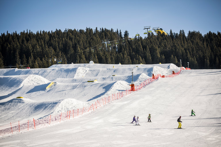 Übersichtsfoto des Planai Superparks | © Roland Haschka