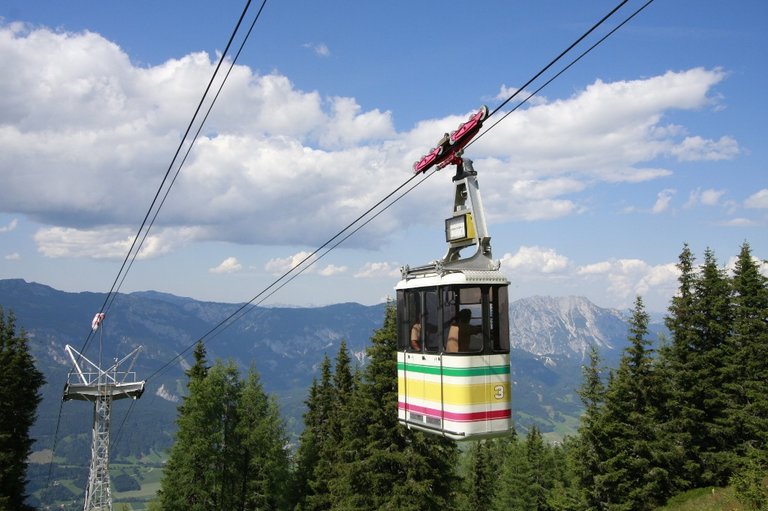 Gondel der Schladminger Tauern Seilbahn | © Verein Schaferlebnis am Hauser Kaibling
