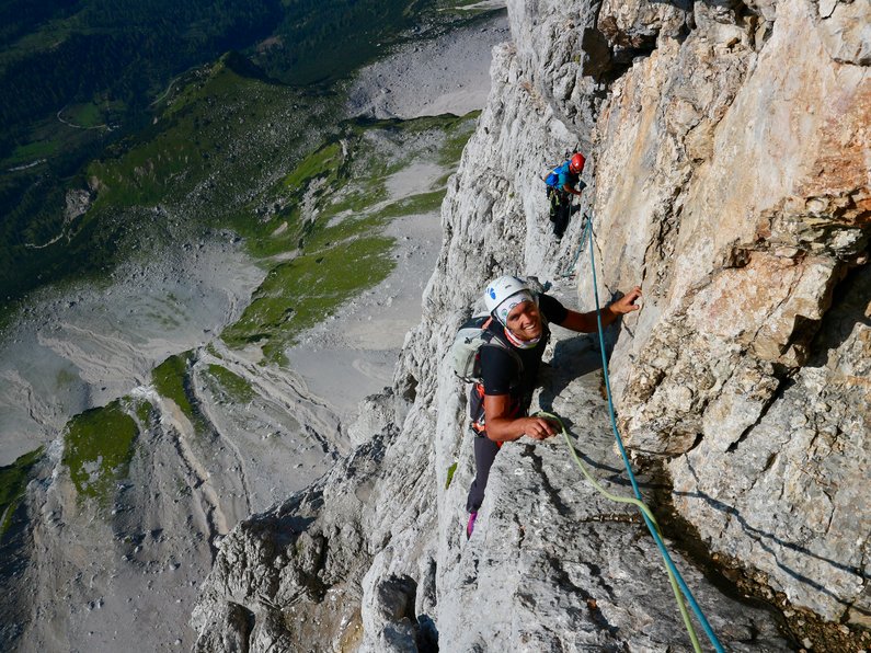 Steinerweg, Dachstein Südwand | © Heli Rettensteiner