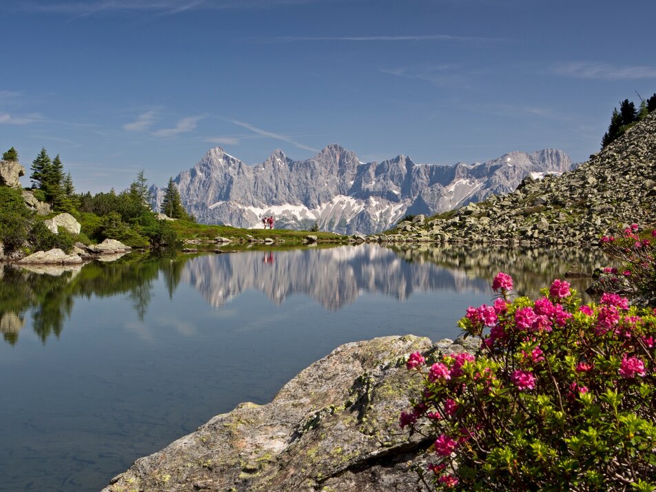 Der Spiegelsee (Mittlerer Gasselsee) auf der Reiteralm | © Schladming Dachstein/Herbert Raffalt